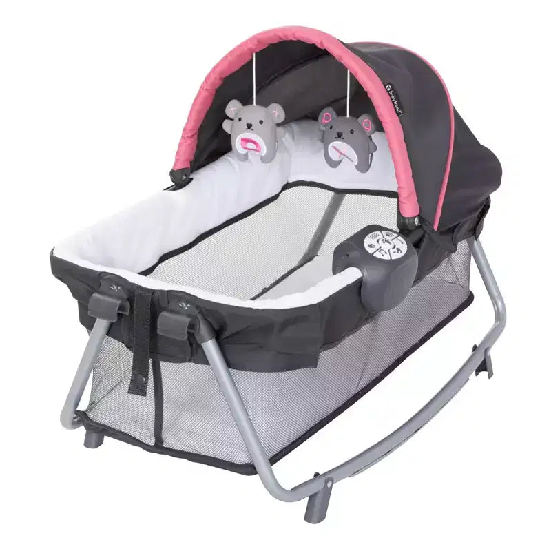 Nursery Center Playard For Twins - Cozy Berry: Materassino in schiuma, Struttura in metallo, Capacità 30 libbre
