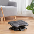 Poggiapiedi regolabile sotto la scrivania - Sgabello massaggiante con 3 altezze e inclinazione di 30° per comfort a casa e in ufficio