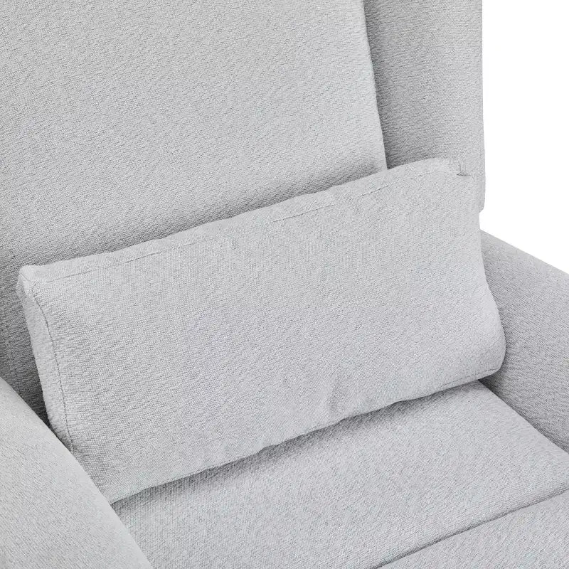 Poltrona reclinabile girevole a 360° e con meccanismo elettrico, imbottita, dal design contemporaneo