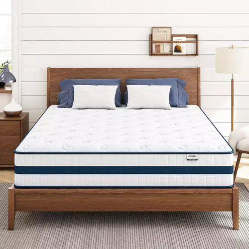 12 Inch Queen Size Hybrid Mattresses Cooling Memory Foam and Individually Pocket Coils Luxury Mattress