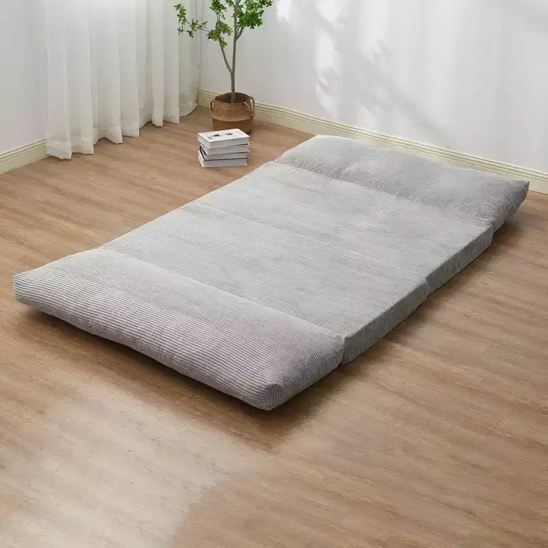 Divano Letto Pieghevole, Divano Letto Pieghevole 3-in-1 con Rivestimento Lavabile, Poltrona Letto Trasformabile in Memory Foam ad Alta Densità 25D, Grigio Chiaro (Full)