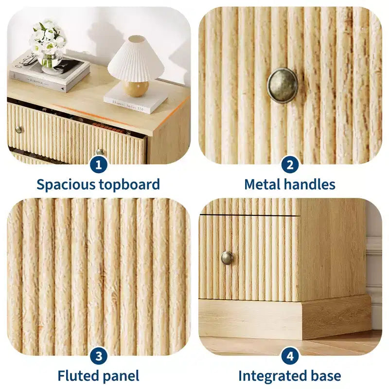 per Camera da Letto Cassettiera Verticale Moderna, Armadio Contenitore Spazioso Finitura Legno Bianco Contemporaneo