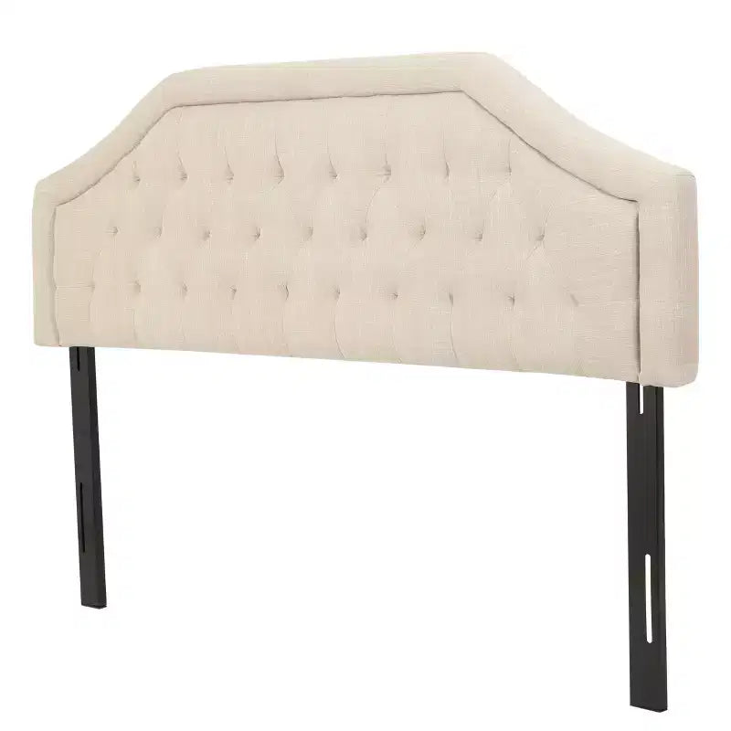 Testata letto California/King Beige chiaro - : Imbottita, Regolabile, Montaggio su telaio in legno