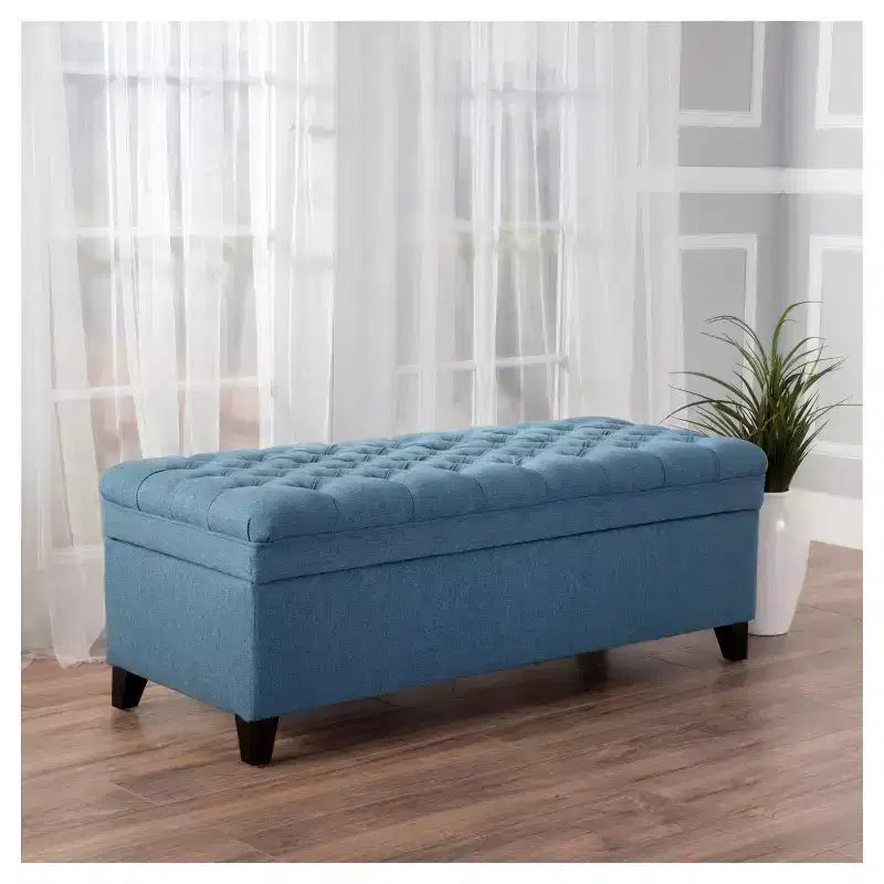 Pouf contenitore trapuntato, 127 cm