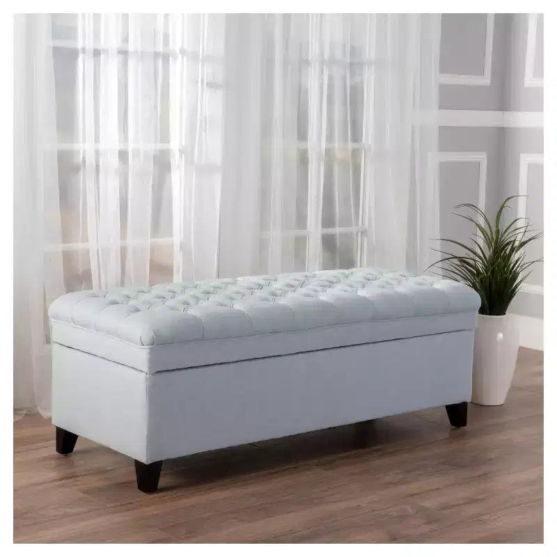 Pouf contenitore trapuntato, 127 cm