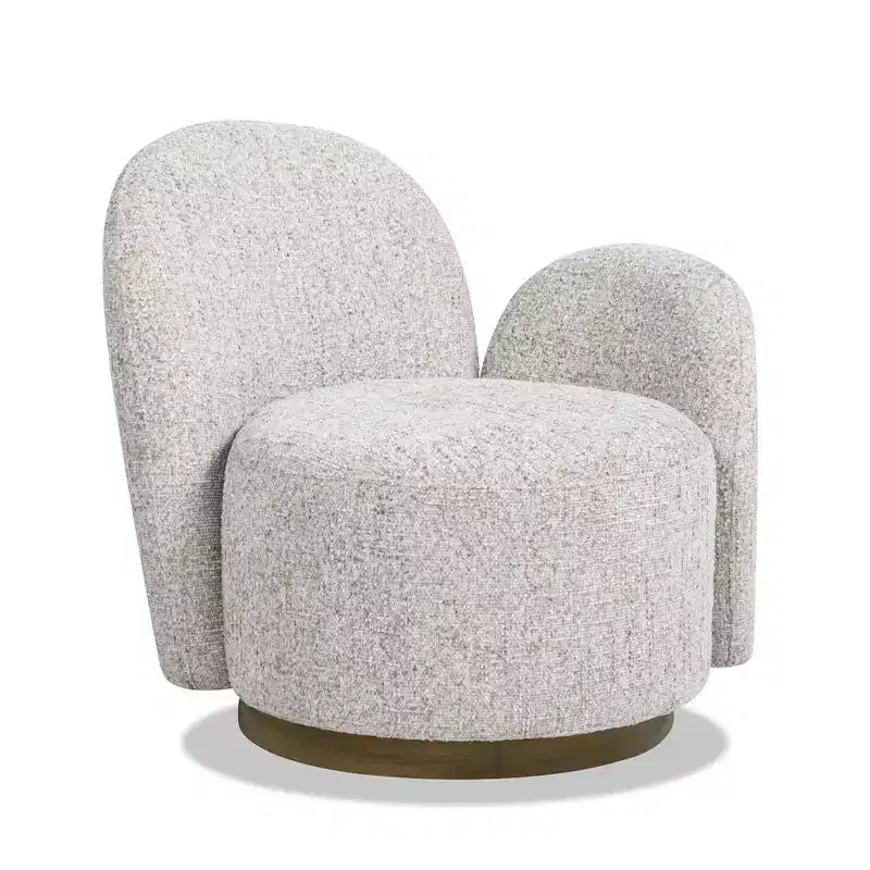 Poltrona girevole accent in tessuto "RAF" a un braccio da 31,5"