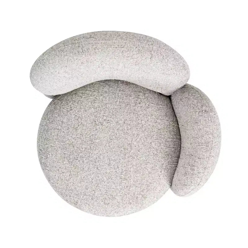 Poltrona girevole accent in tessuto "RAF" a un braccio da 31,5"