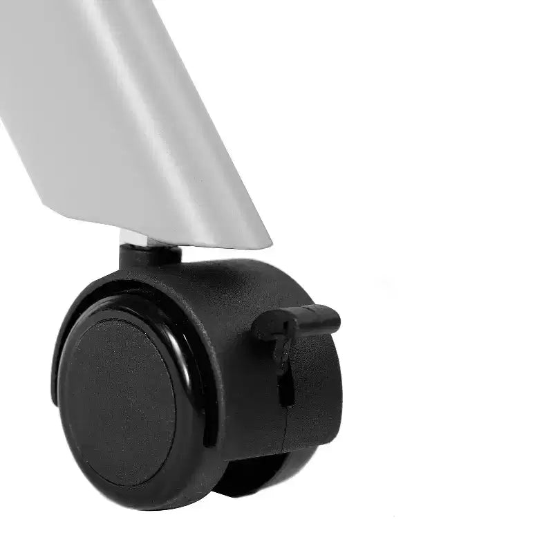 Tavolo da addestramento ribaltabile per impieghi gravosi con design impilabile, pannello per la privacy, gambe a Y, piano del tavolo, struttura in metallo