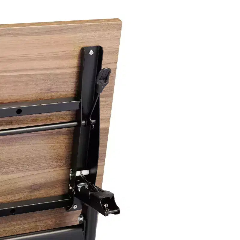 Tavolo da addestramento ribaltabile per impieghi gravosi con design impilabile, pannello per la privacy, gambe a Y, piano del tavolo, struttura in metallo