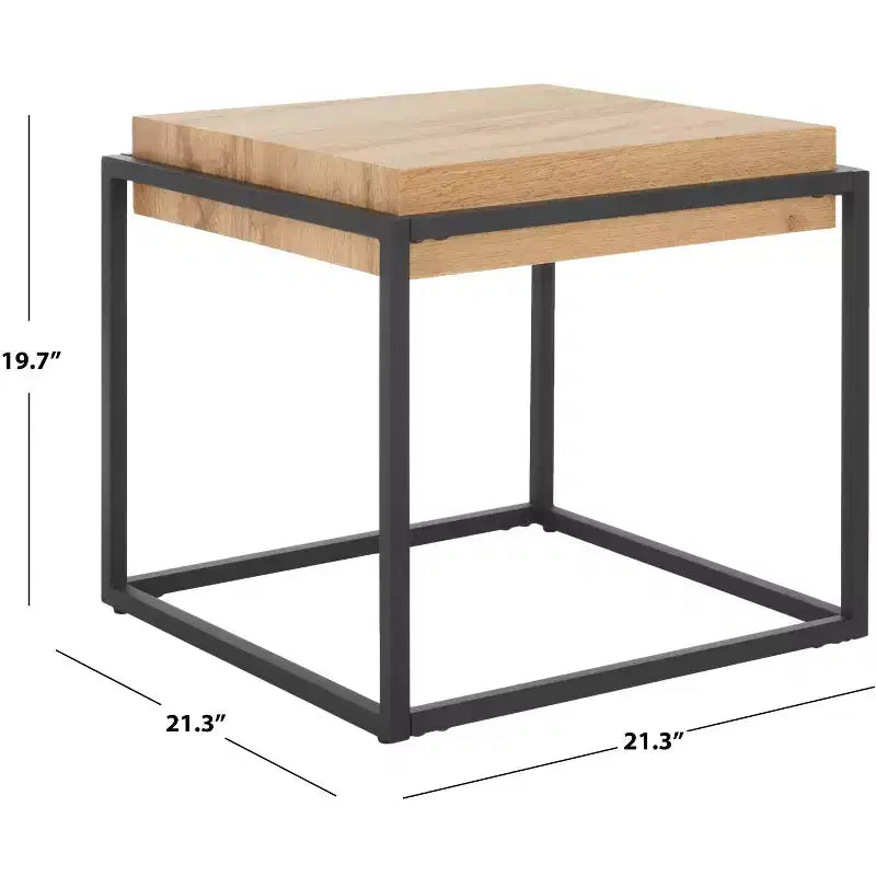 Tavolino - ACC7004A - Naturale/Nero -
