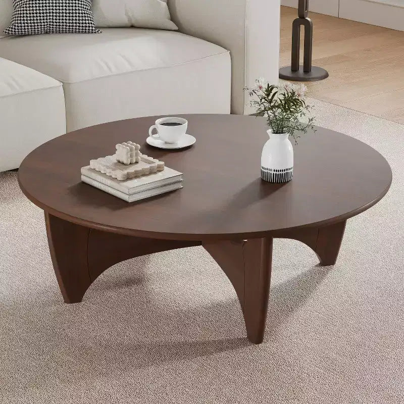 Tavolino Rettangolare da Salotto con Piano Effetto Legno