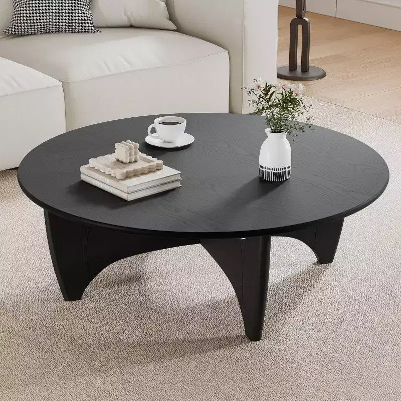 Tavolino Rettangolare da Salotto con Piano Effetto Legno