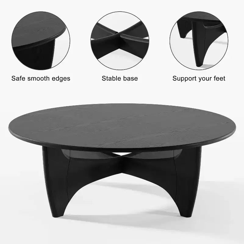 Tavolino Rettangolare da Salotto con Piano Effetto Legno