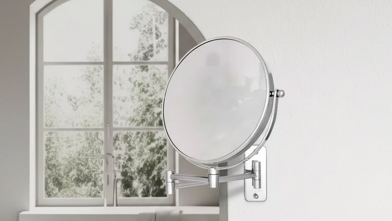 Specchio Ingranditore da Parete a Doppio Braccio 9.25x12.25 per Bagno
